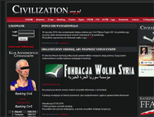 Tablet Screenshot of civilization.org.pl